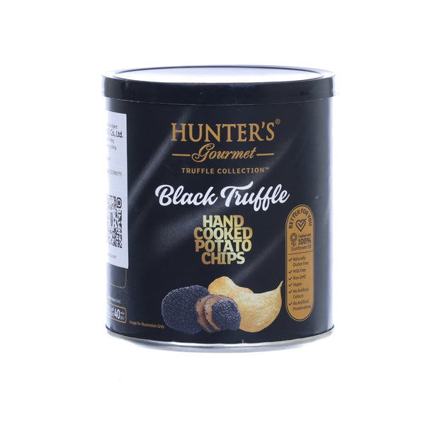 HUNTER'S GOURMET Hand Cooked Potato Chips - Black Truffle  (40g)