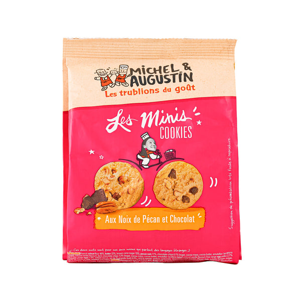 MICHEL & AUGUSTIN Small Cookies with Dark Chocolate Chips and Pecan Nuts  (100g)
