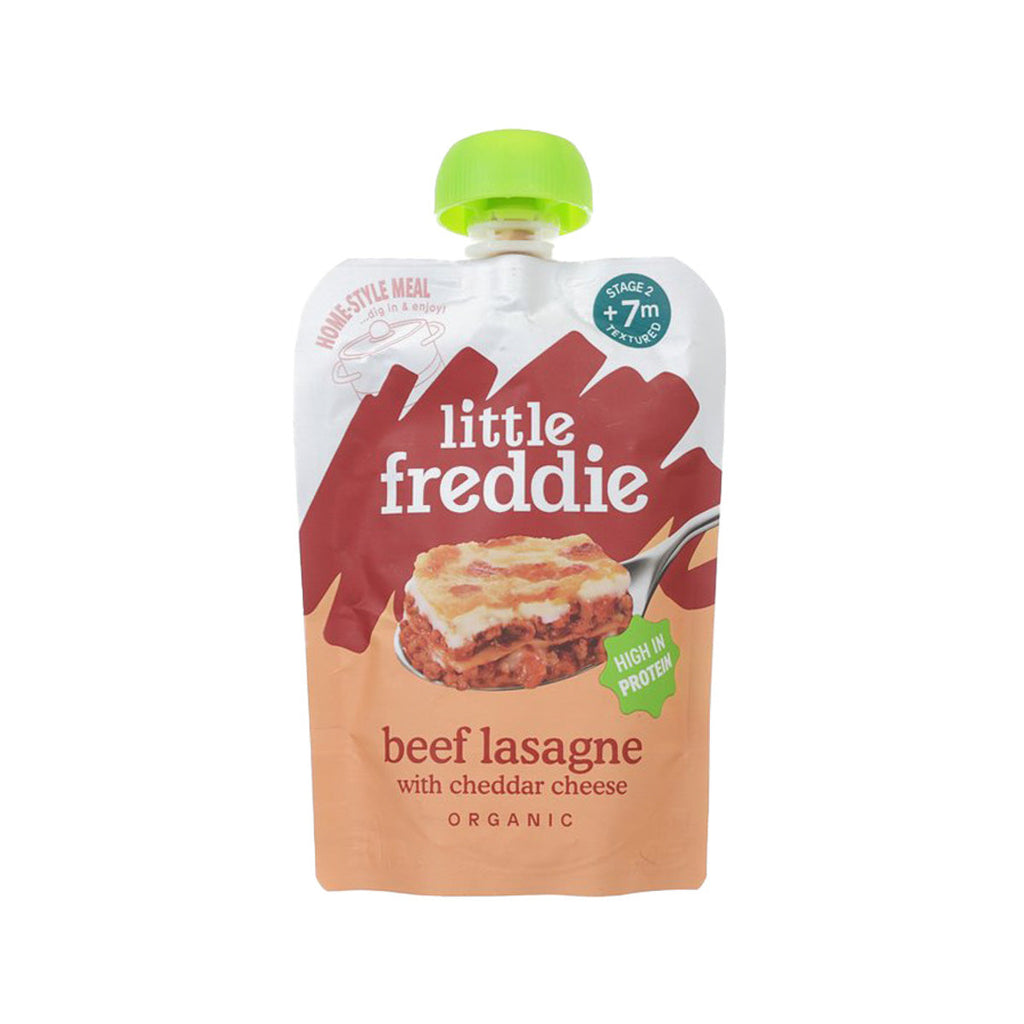 LITTLE FREDDIE Organic Beef Lasagne with Cheddar Cheese  (130g)