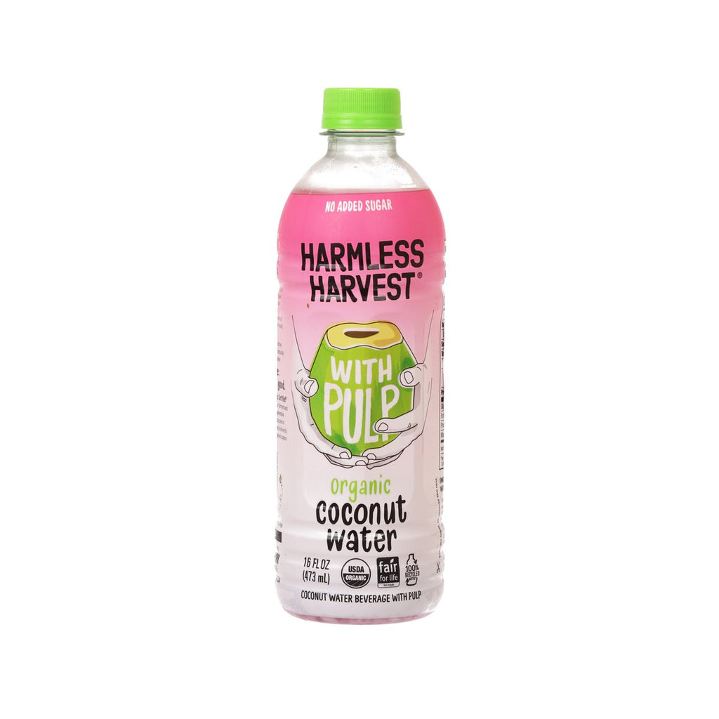 HARMLESS HARVEST 有機椰子水帶果肉  (473mL)