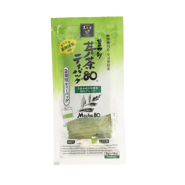 JUGETSUDO Matsuri Mecha Matcha Tea Bags  (75g)