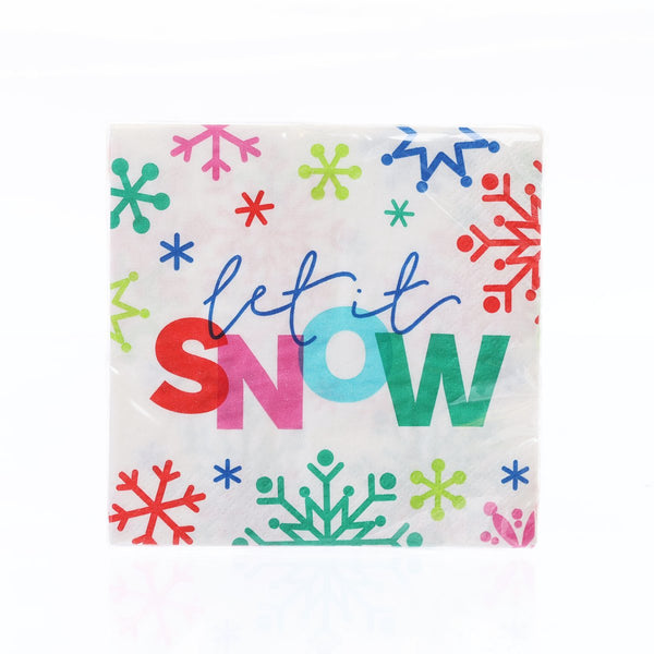 CREATIVE CONVERTING Xmas Beverage Napkin - Merry Everything  (16pcs)