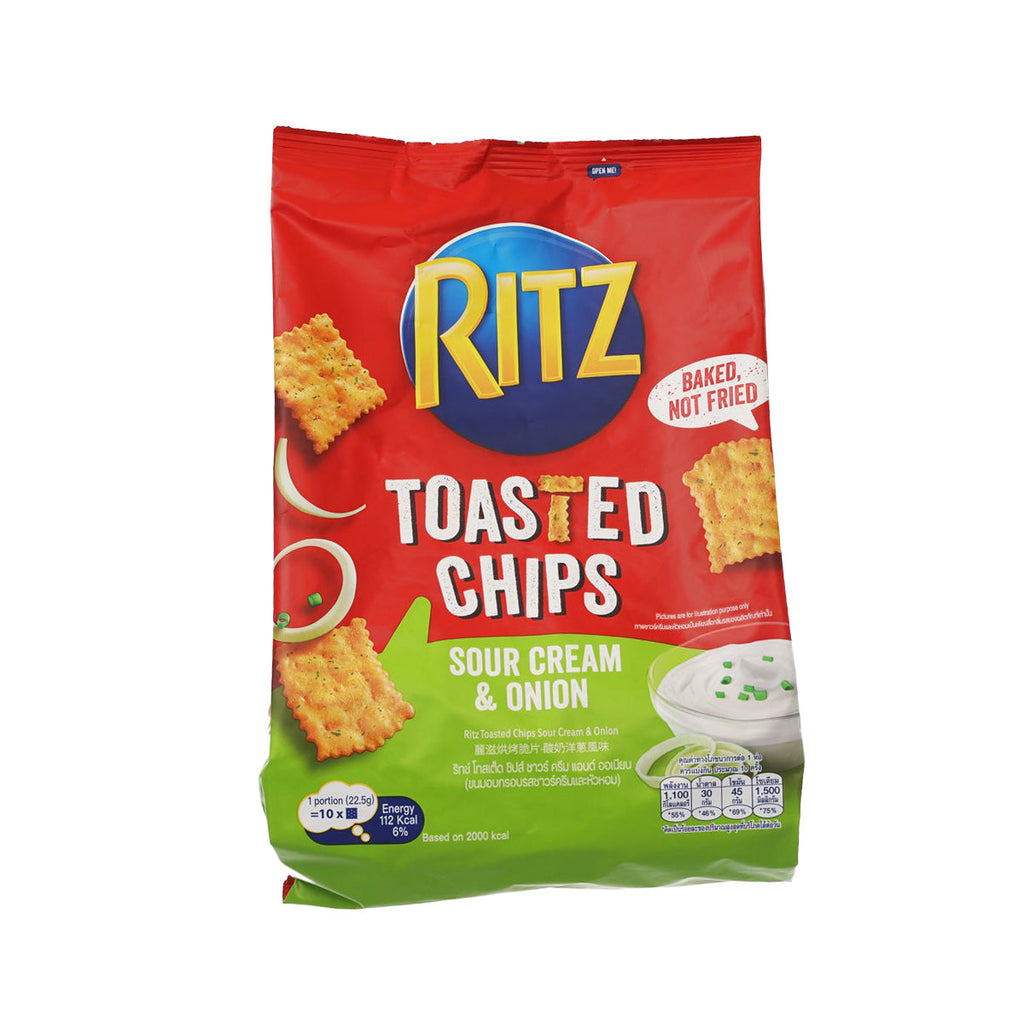 RITZ Toasted Chips - Sour Cream & Onion  (229g)