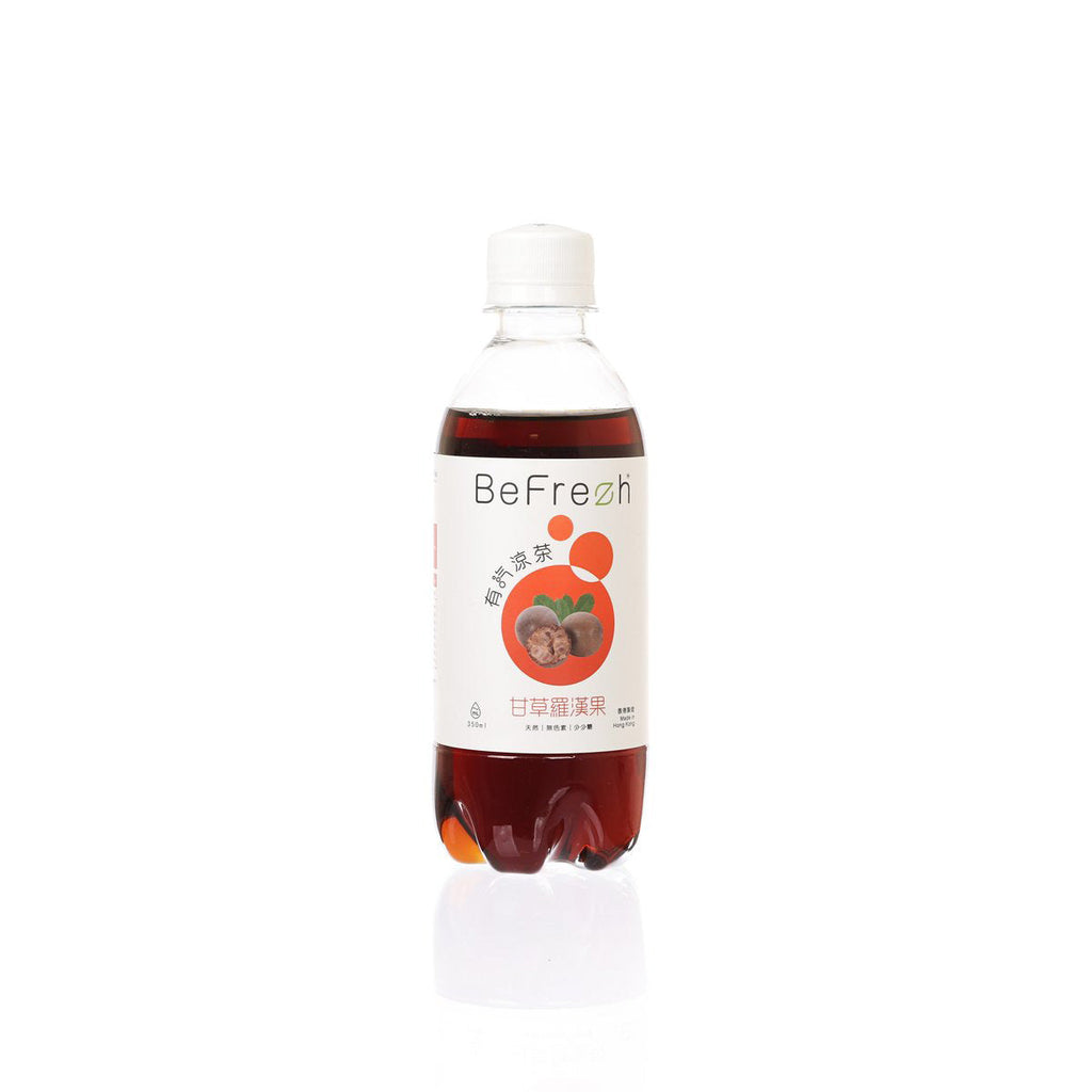 BEFREZH 有汽涼茶 - 甘草羅漢果 [膠樽裝]  (350mL)