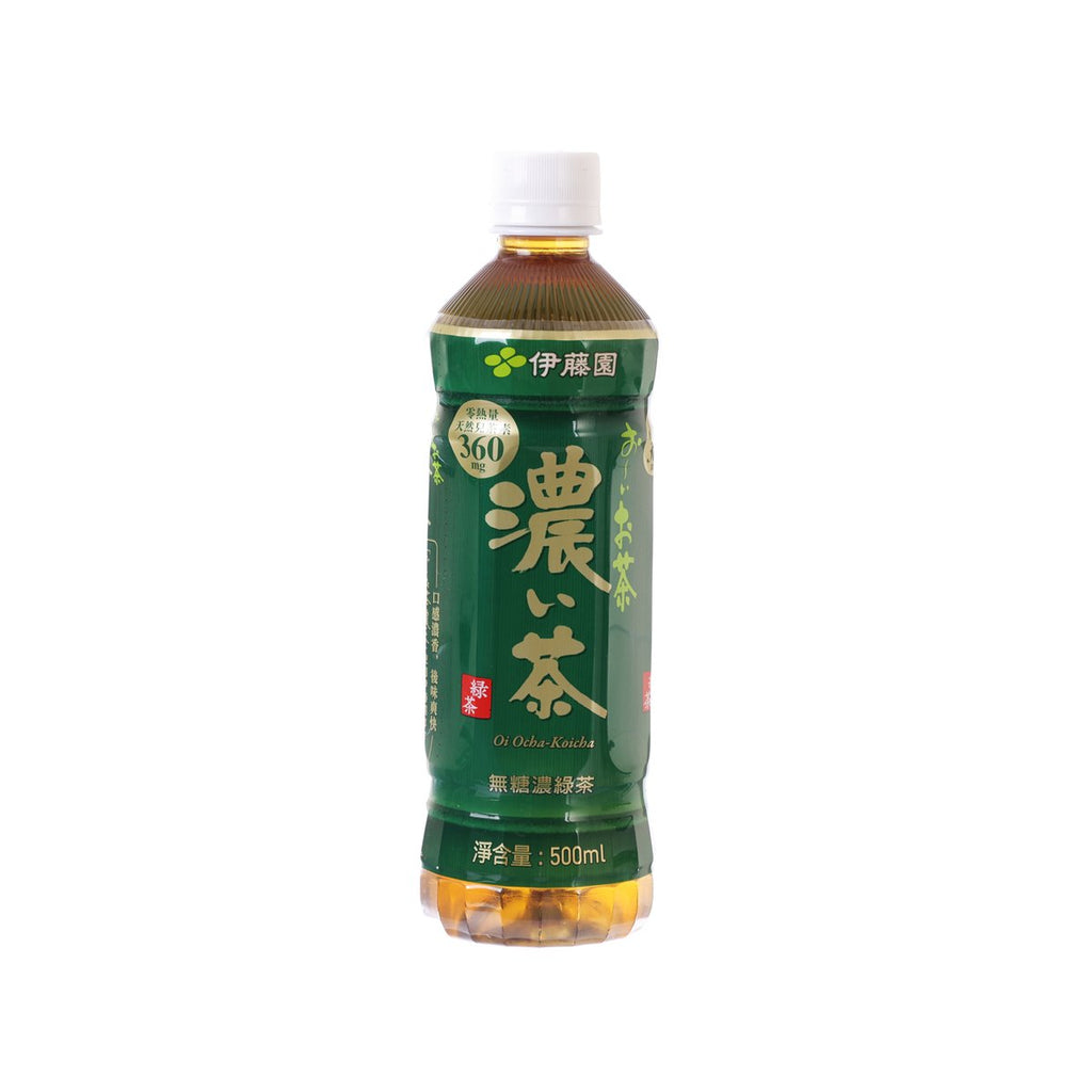 伊藤園 無糖濃綠茶 [膠樽裝]  (500mL)