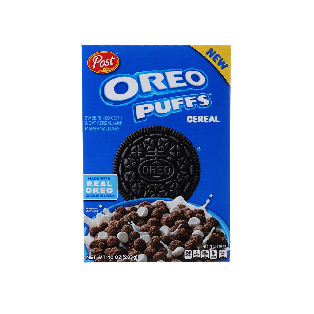 POST Oreo Puffs Cereal with Marshmallows  (283g)