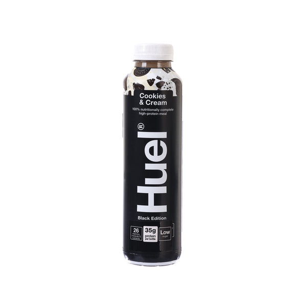 HUEL Nutritionally Complete High Protein Meal Drink Black Edition - Cookies & Cream [PET]  (500mL)