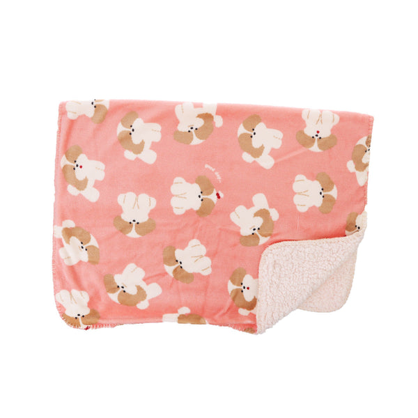 SENBADO 3Way Blanket Shih Tzu - Pink - W70 x L100cm