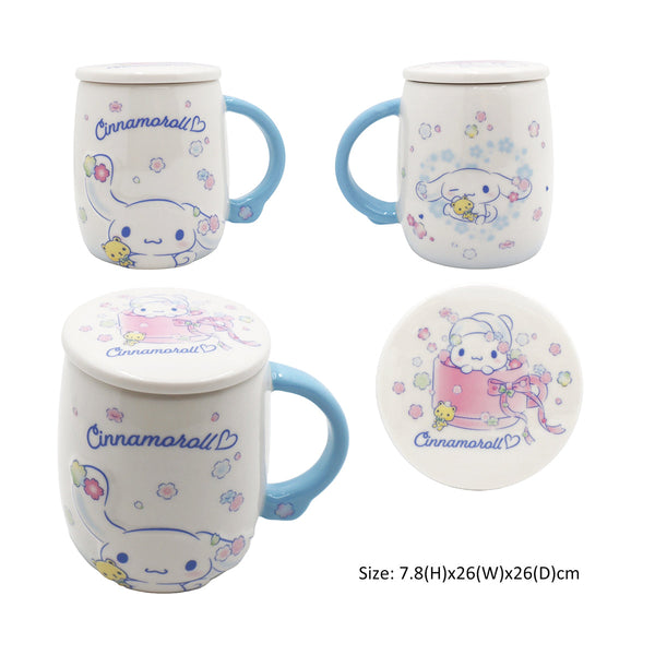 SANRIO Sanrio 25 Ceramic Mug with Lid - CN