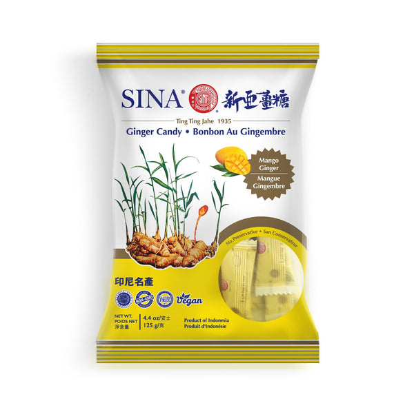 SINA GINGER Ginger Candy - Mango  (125g)