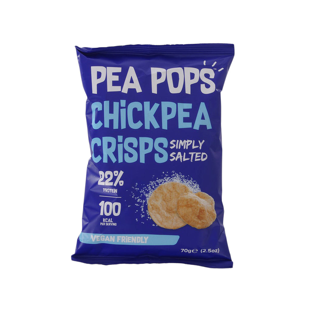 PEA POPS Chickpea Crisps - Simply Salted  (70g)