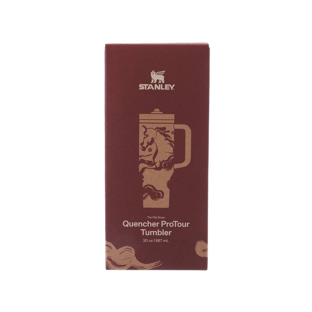STANLEY Protour 系列防漏真空吸管隨手杯 30oz - Red Stallion