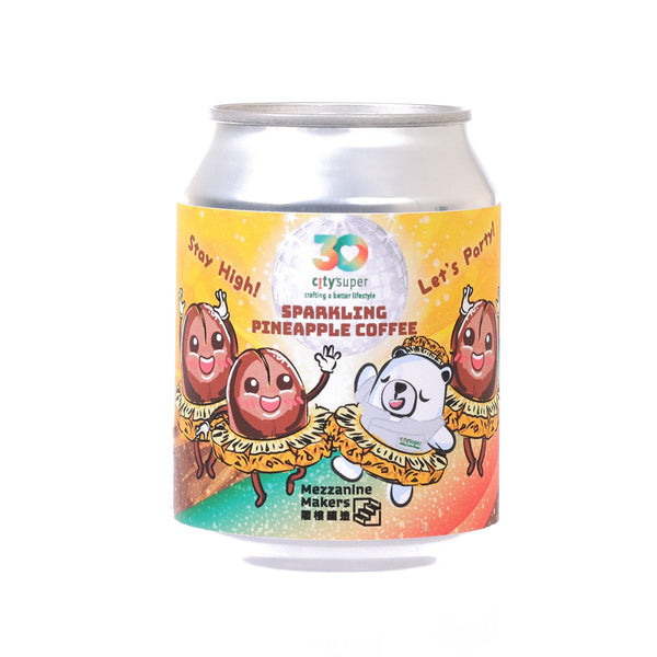 CITY'SUPER X MEZZANINE MAKERS Sparkling Pineapple Coffee - city'super 30th Anniversary [Can]  (250mL)