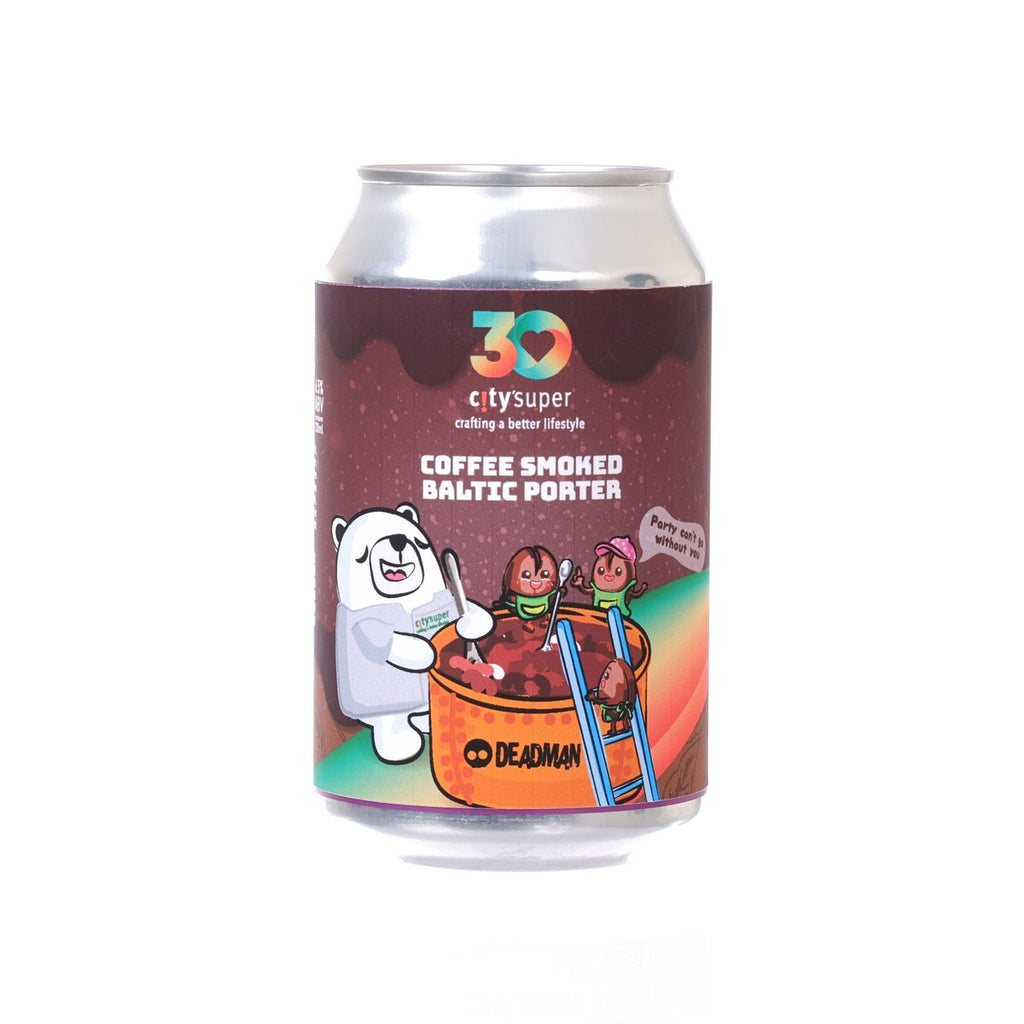 CITY'SUPER X DEADMAN Coffee Smoked Baltic Porter - city'super 30th Anniversary (Alc. 6.5%) [Can]  (330mL)