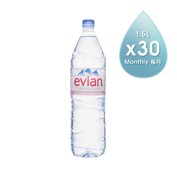 EVIAN Natural Mineral Water (1.5L)