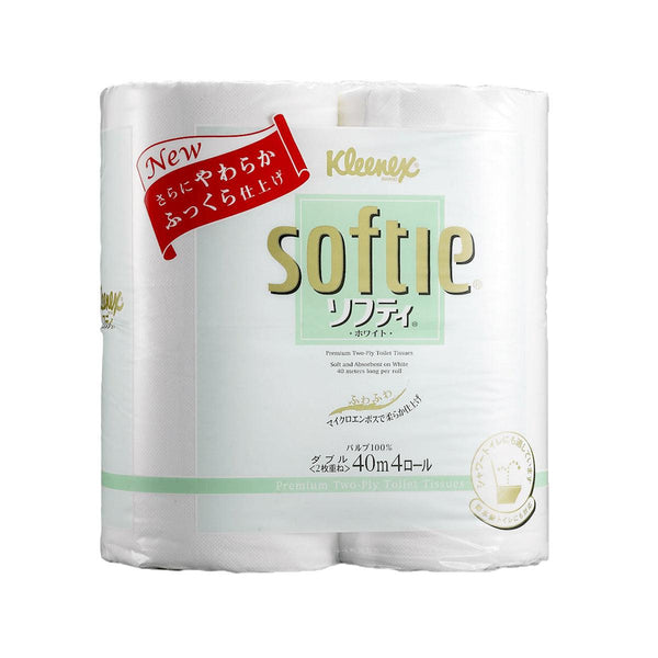 KLEENEX Kleenex Cashmere Softie Tissue Rolls - White  (4pcs)