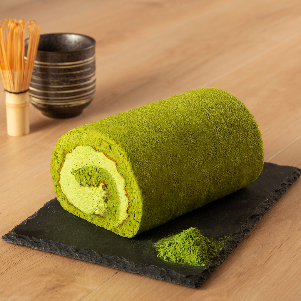 sweets house Cha Cha Uji Matcha Roll Cake  (1pc)